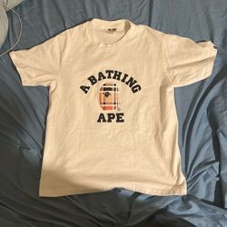 BAPE A Bathing Ape Check By Bathing Tee