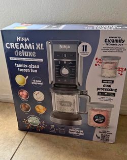 Like new ninja deluxe ice cream maker