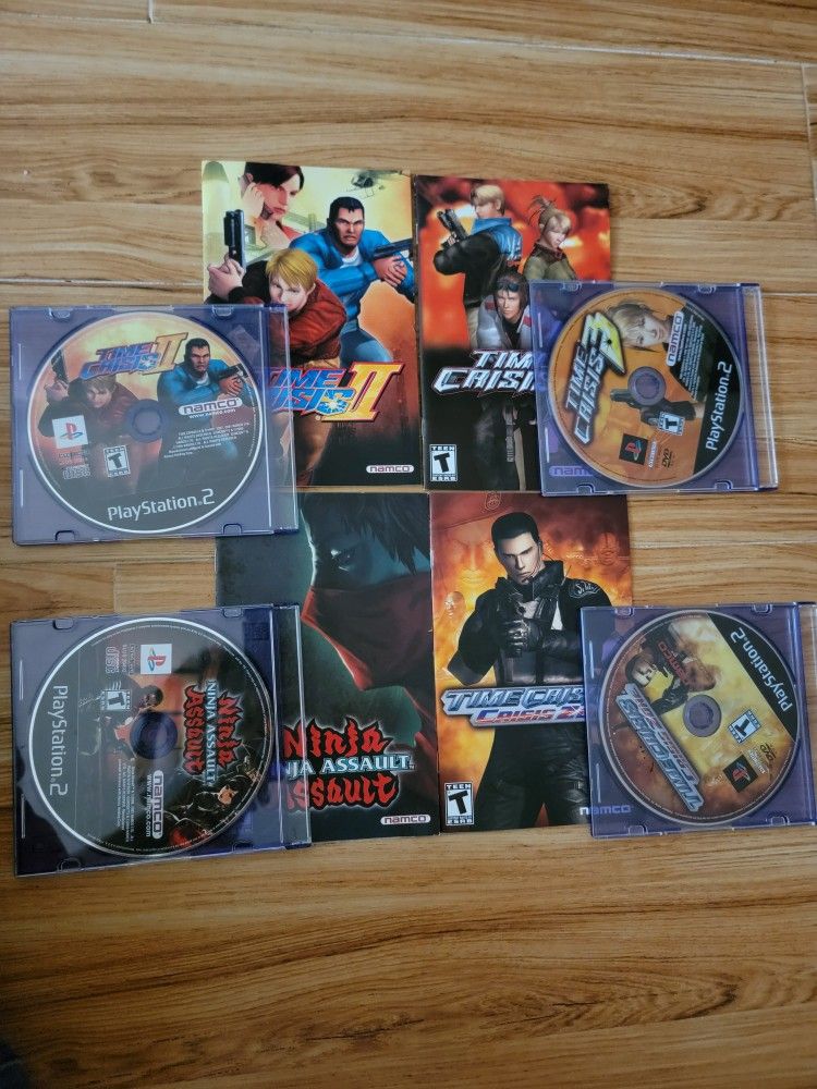 Playstation 2 Guncon Collection - Time Crisis, Vampire Night, Ninja Assault
