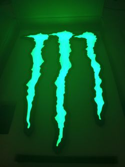 MONSTER LARGE CLAW LED SIGN