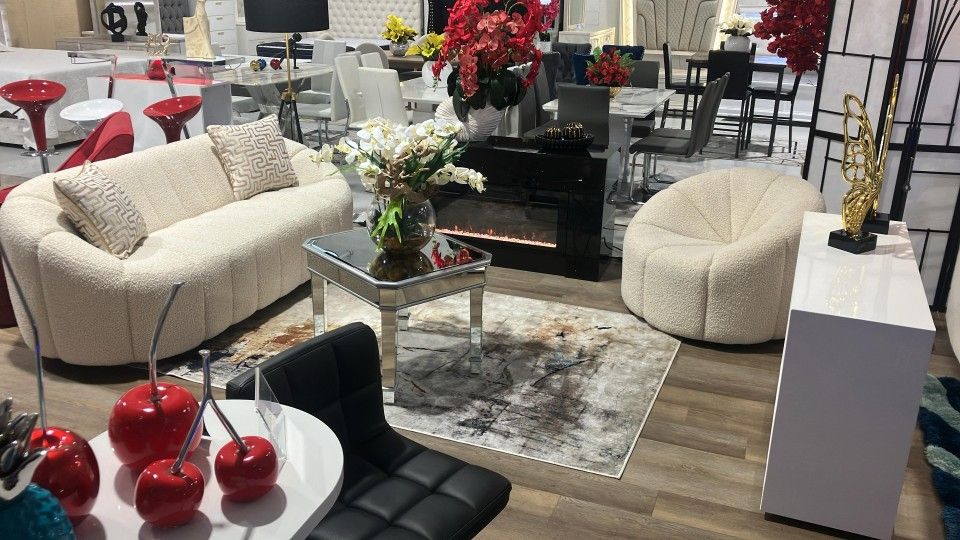 Living Room Set‼️Sofa + Chair🤩Ask For Price😏