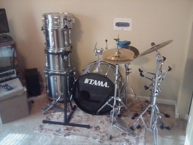 Tama Classic Drum Set Symbols And Stands