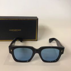 Jacques Marie Mage JMME2AP 51*23 Square-framed Blue lens Sunglasses