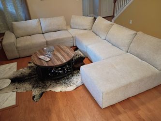 White Sectional