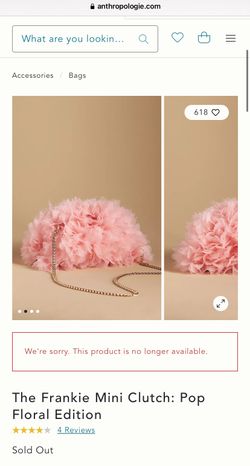 Anthropologie The Frankie Mini Clutch: Pop Floral Edition