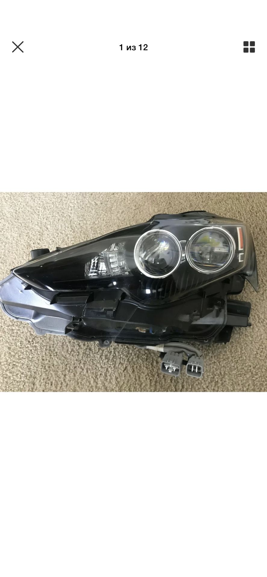 2014 2015 2016 LEXUS IS250 IS300 IS350 LEFT XENON DRIVER SIDE HEADLIGHT OEM