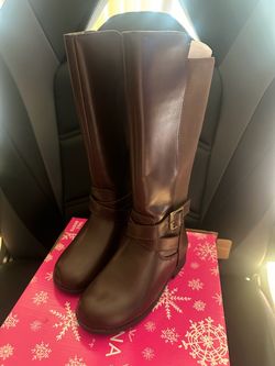 High Brown Boots Girls Shoes Size 11 Arizona Co.