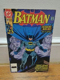 Batman #468 DC Comic Book Shadow Box Part Two 1991