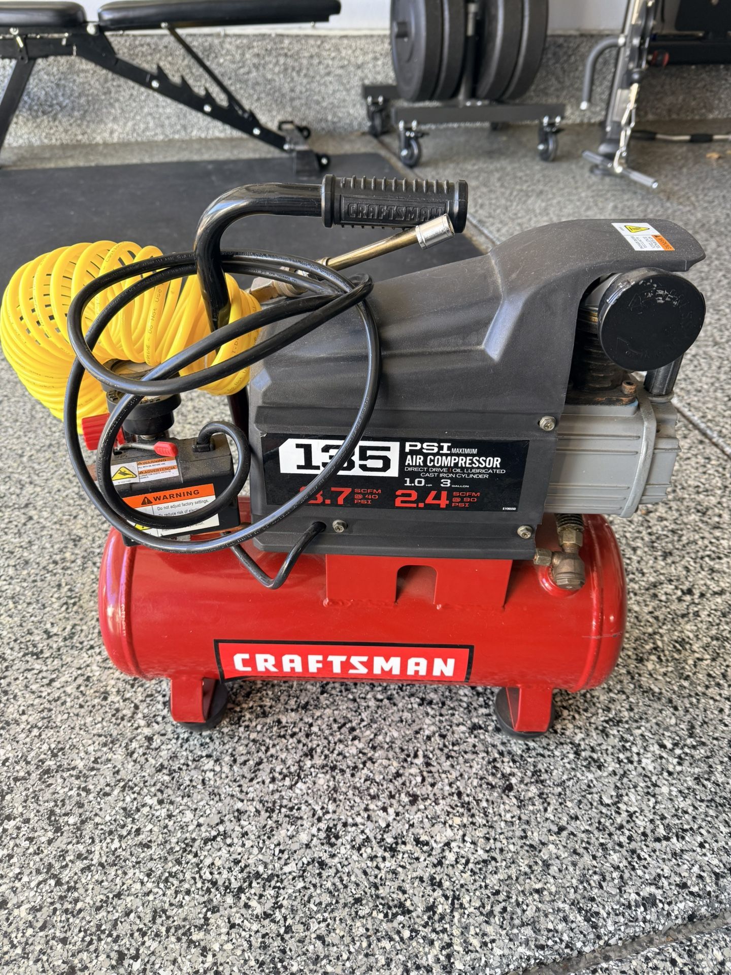 Craftsman Air Compressor - 135 PSI 