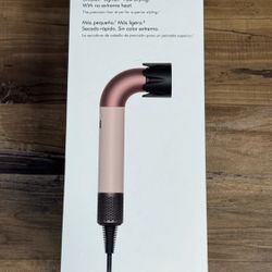 Dyson Supersonic R hair dryer pink rose gold floor model