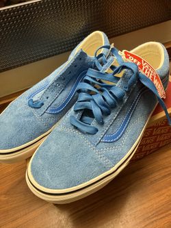 Title: Rare Limited Edition Vans – Blue & Orange/Black – Sizes 9 & 10 ‼️‼️‼️