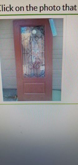 New Fibefglass door only