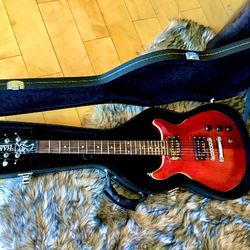 Hamer Mahogany Archtop Electric Guitar w/Hardshell Case
