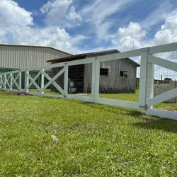 Wood Aluminum Fence 