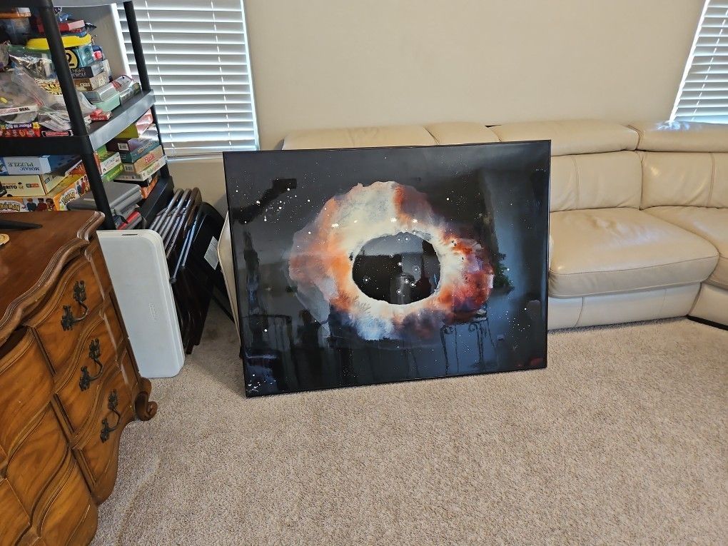 Nicholas Mirandon Signed Cosmic Resin Art