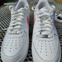 Pink Panther Air Forces 1 Size 11.5