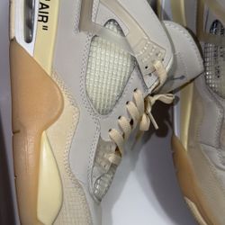 Air Jordan 4 Sail Men’s Basketball Sneakers Cream Beige