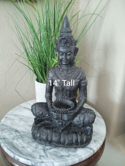 14" Thai Seated Buddha Statue