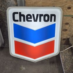 CHEVRON GAS STATION LIGHT BOX