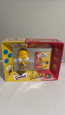 Vintage 2001 the Simpsons Homer Simpson Rubik’s cube puzzle new