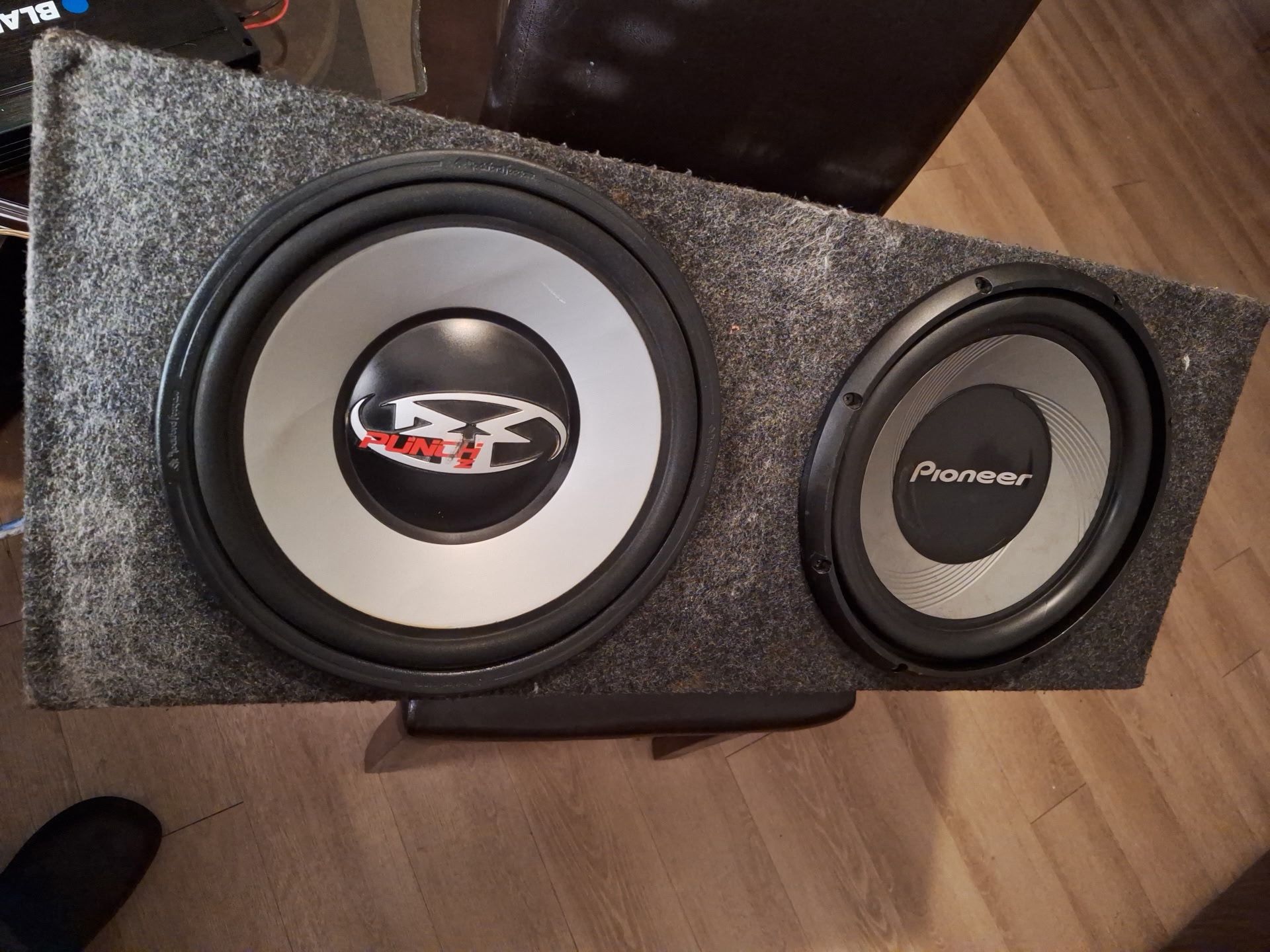 2 12” Pioneer/Punch Speakers