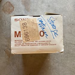 Sony M 2000 Micro cassette Transcriber
