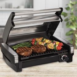 Hamilton Beach Electric Indoor Searing Grill With Viewing Window