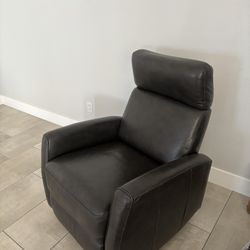 Leather recliner 