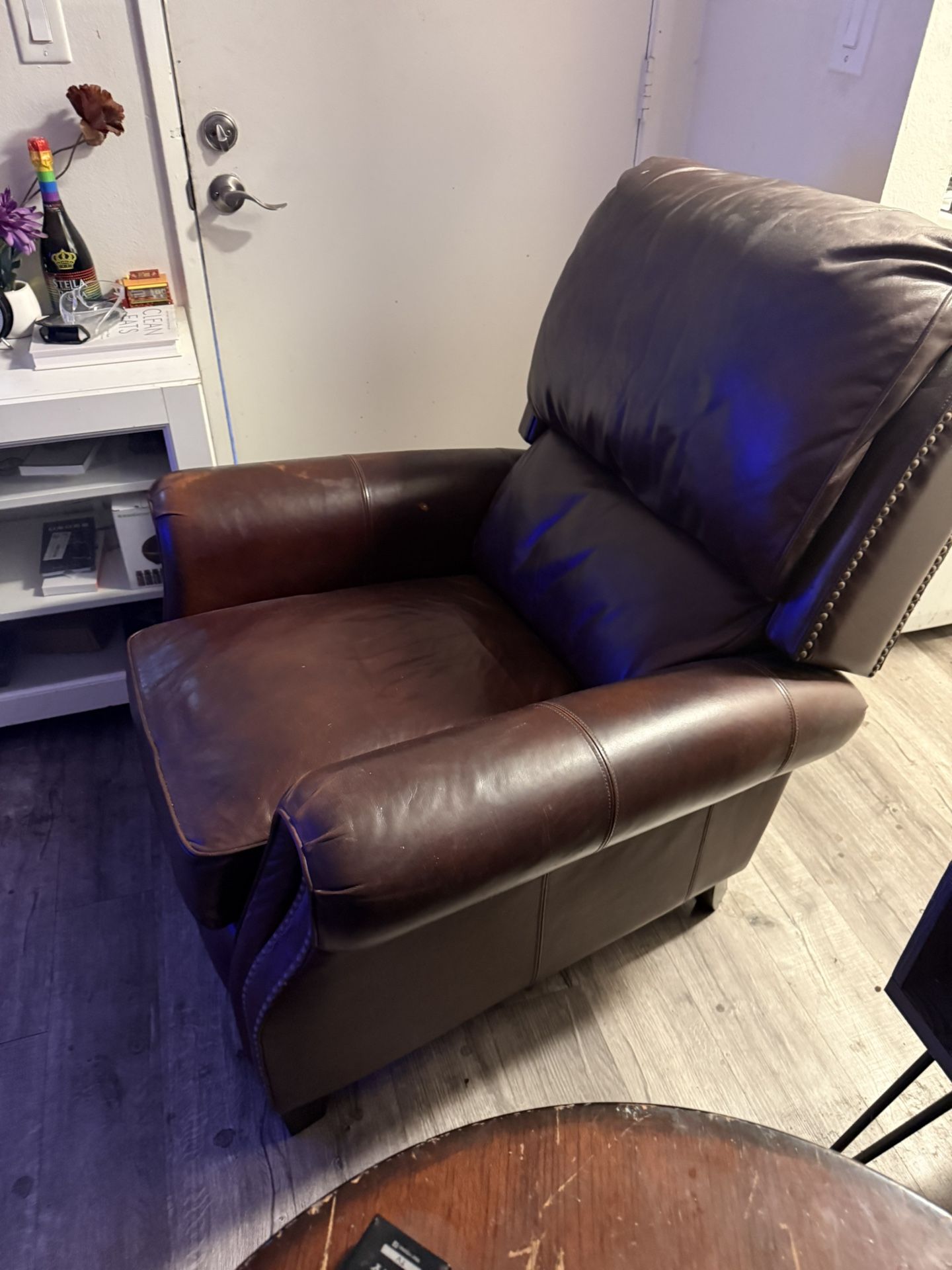 Genuine Leather Recliner 