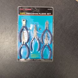 5pc Mini 4-1/2 To 5"  Pliers 