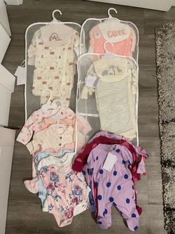 Brand New Baby Girl Clothes Haul | 35 piece | newborn - 3 months | Next Baby