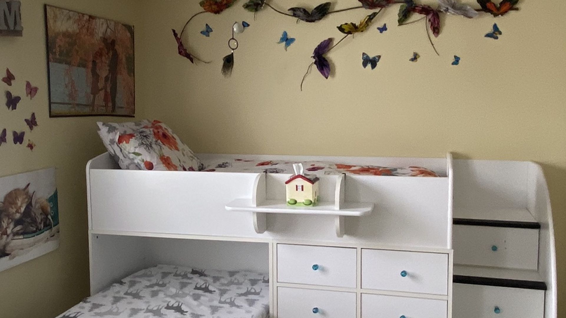 L-shape Twin Captain Beds With Drawers