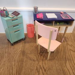 American Girl Doll Office Set