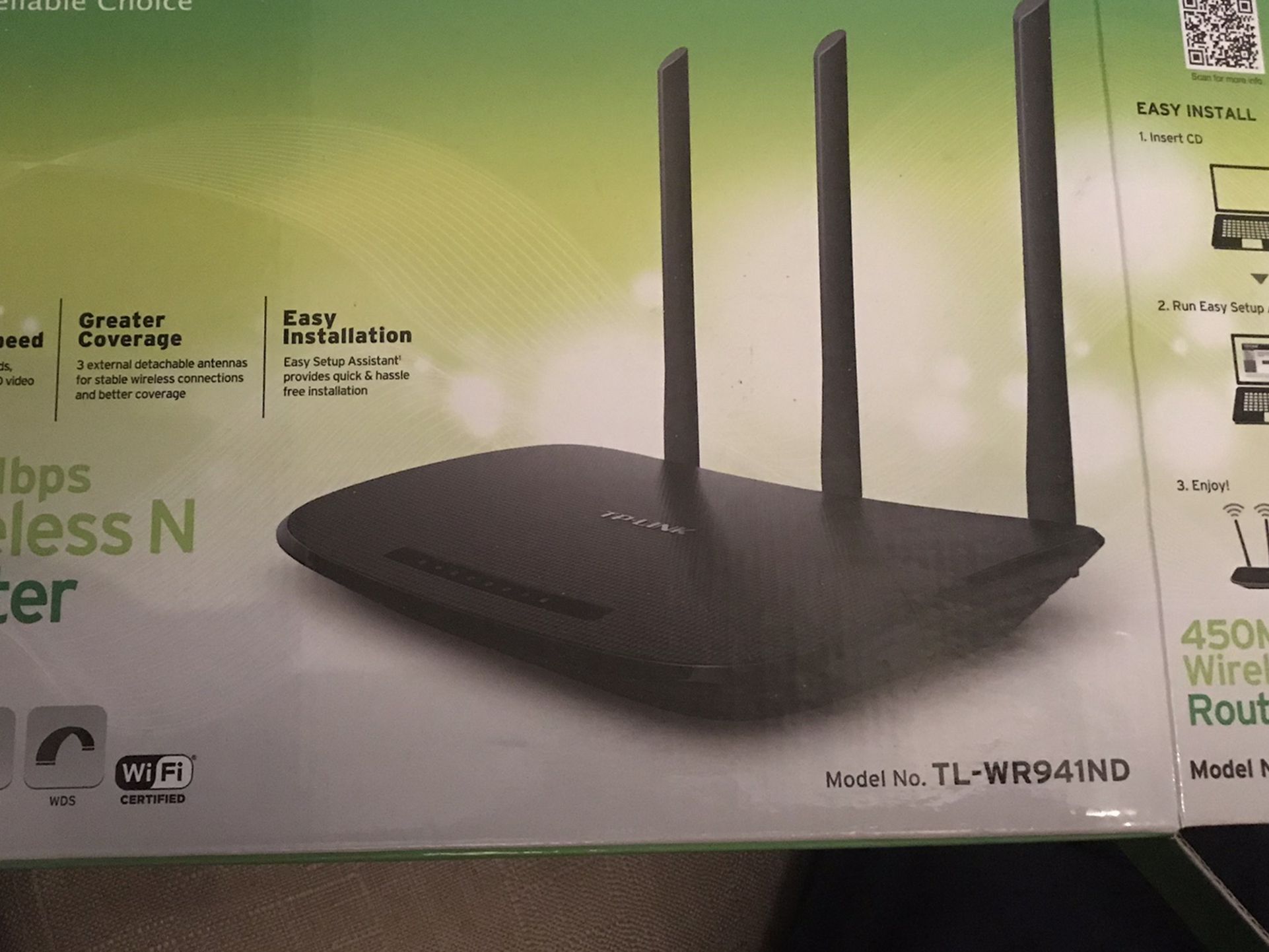 TP-LINK Router. Open Box, Unused