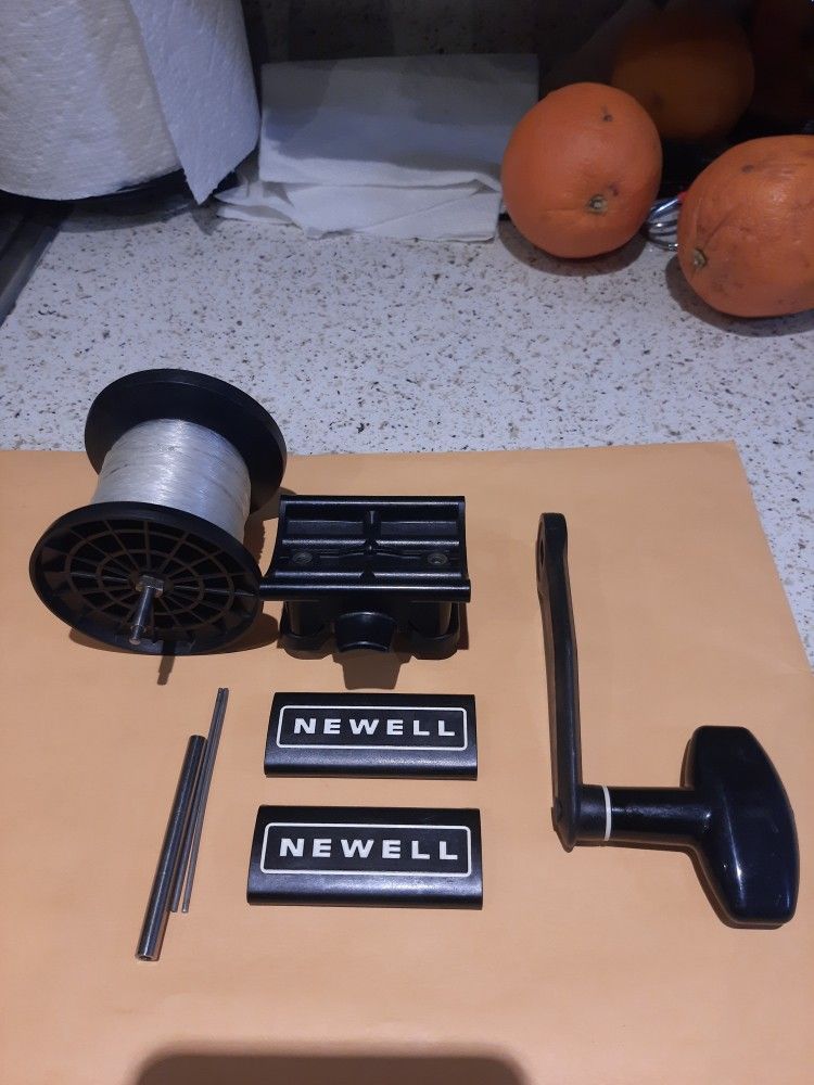 Newell 533 440 Fishing Reel Parts Spool Handle Base Clamp Bars