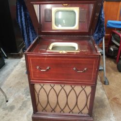 1949 Sparton Reverse Mirrored Television.
