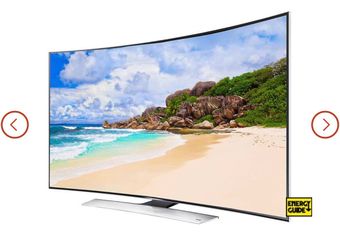 Samsung UN65HU9000 is a 65-inch curved 4K Ultra HD 3D Smart LED TV