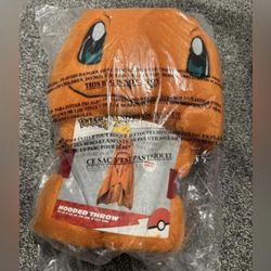 Charazard Hooded Throw Pokemon