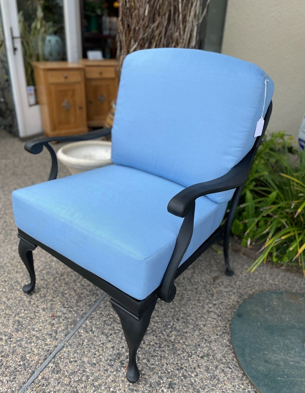 Iron Black Chair.