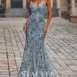  Prom Dress Sage Green 