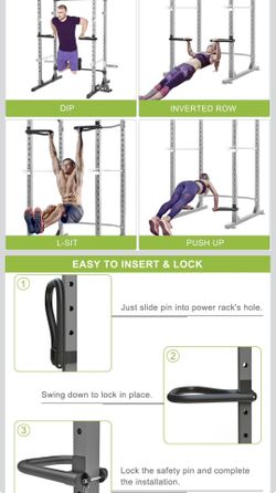 Power Cage Accessories, Dip Handles, Pull‑Up Stations, and Multi‑Grip Training Attachments