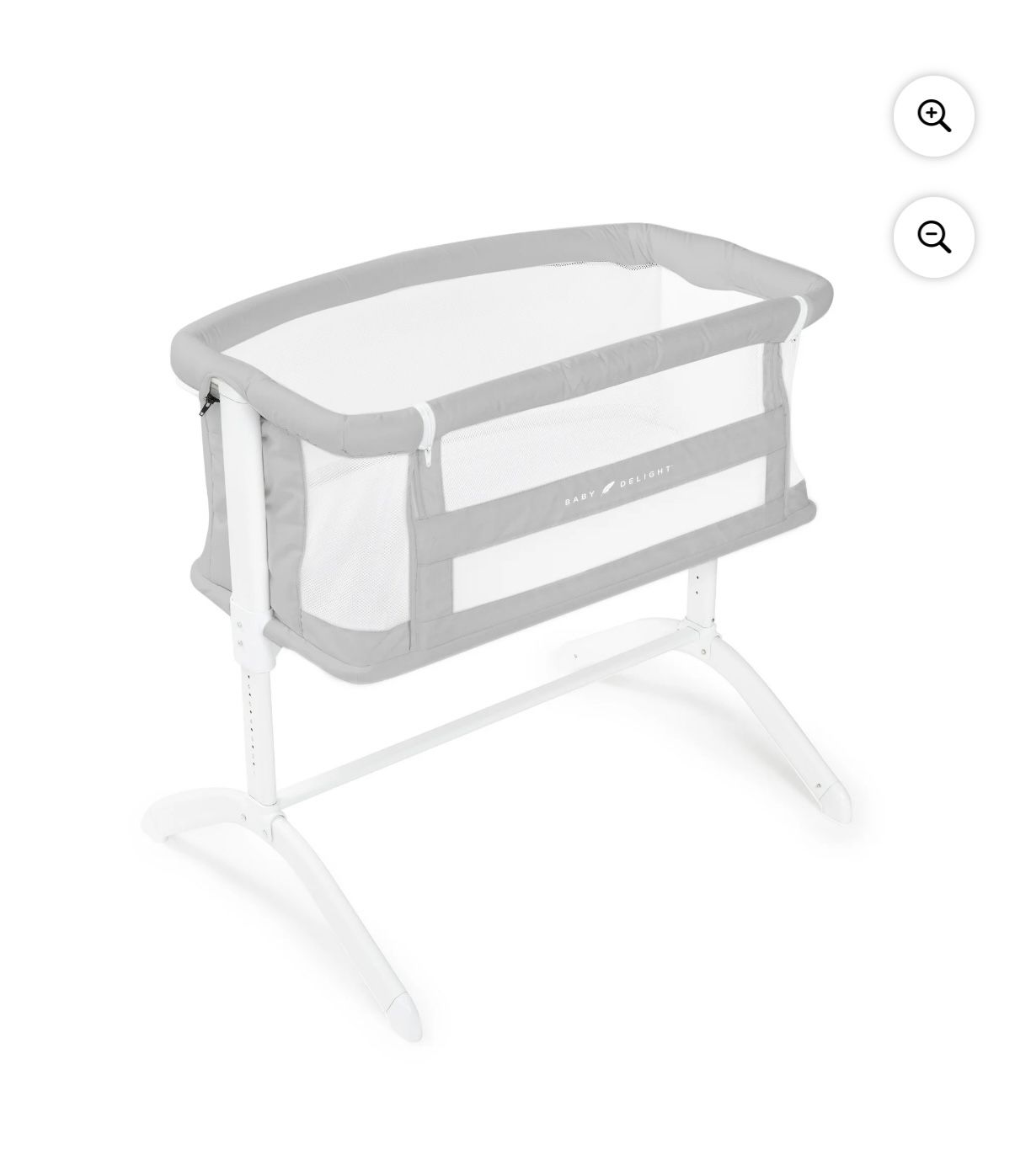 Baby Delight Beside Me Serenity Bassinet and Bedside Sleeper, Pebble Grey