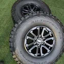 5 NEW 2025 FORD RAPTOR WHEELS&TIRES