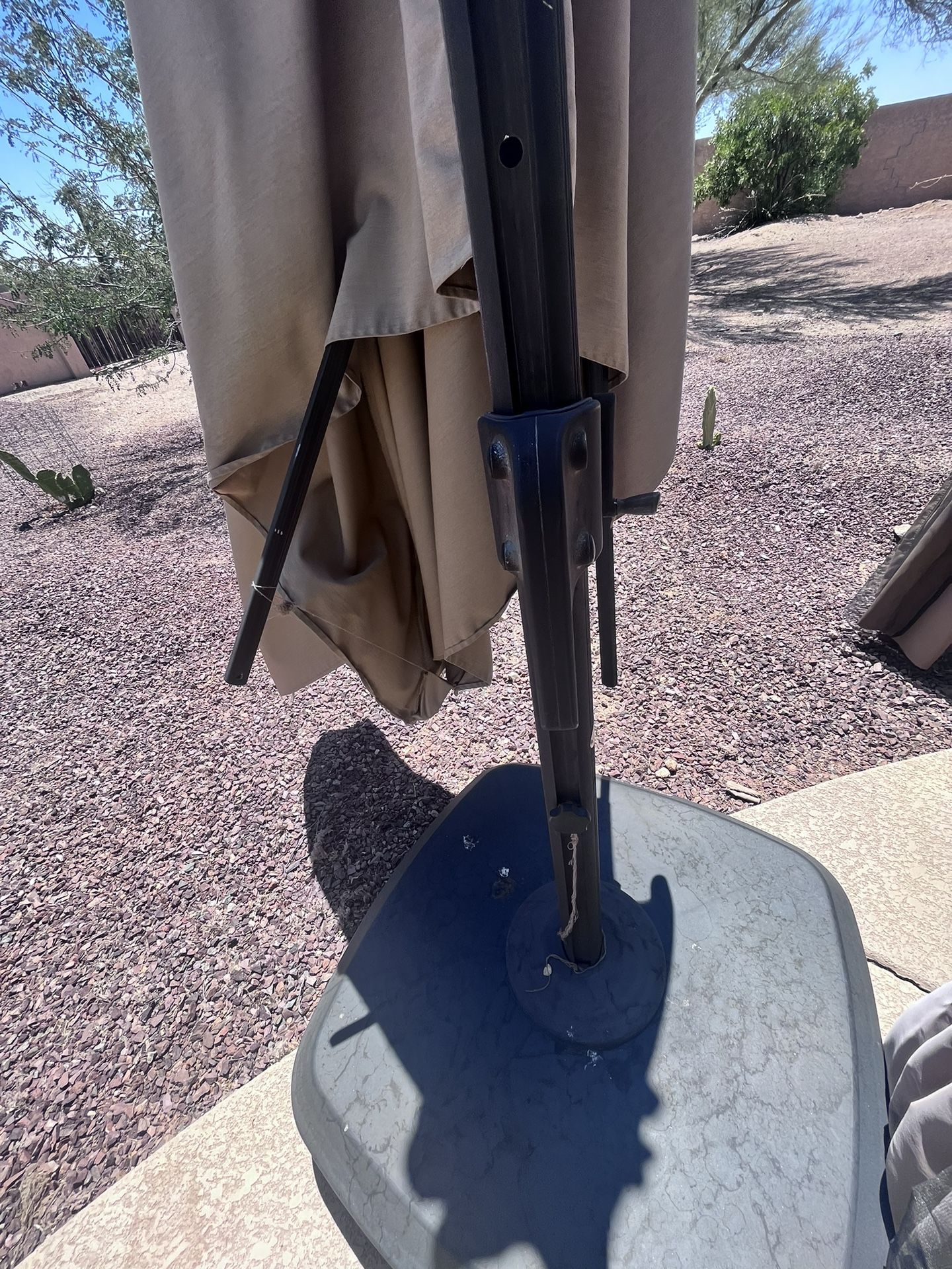 Free Extra Large Costco Umbrella Needs Fixed for Sale in Mesa, AZ OfferUp