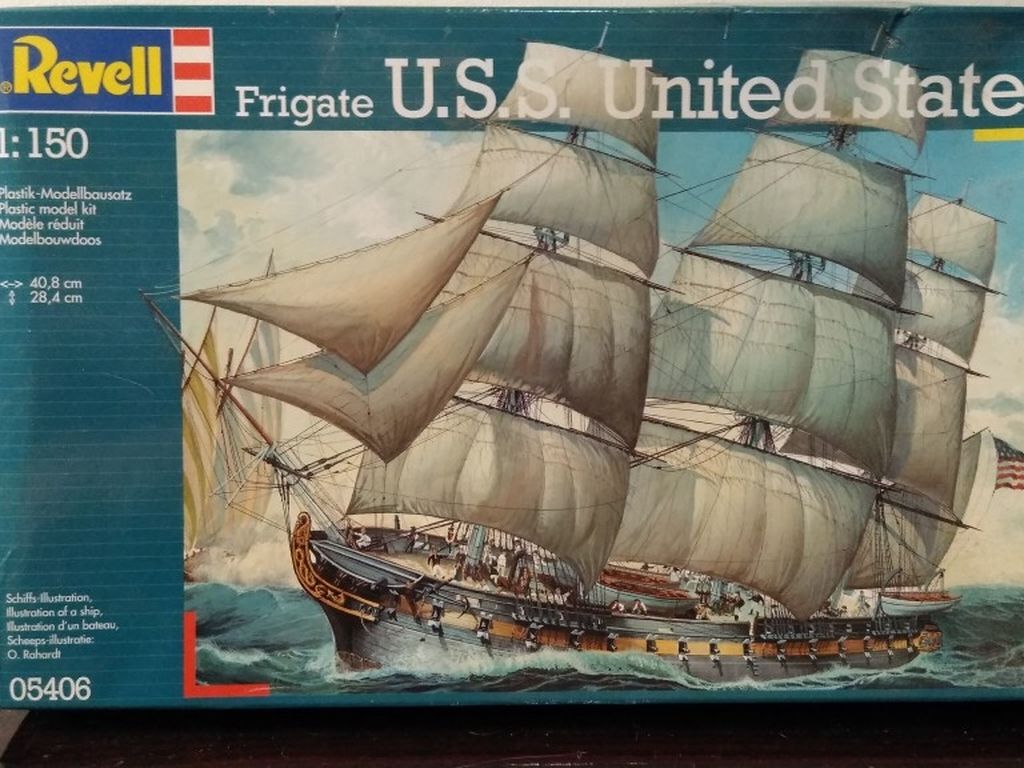 Revell Frigate U.S.S. United States 1/150 scale Model Kit