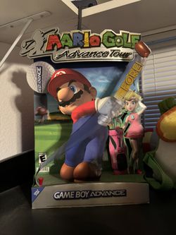 Mario Golf Nintendo Game Boy Countertop Display Standee