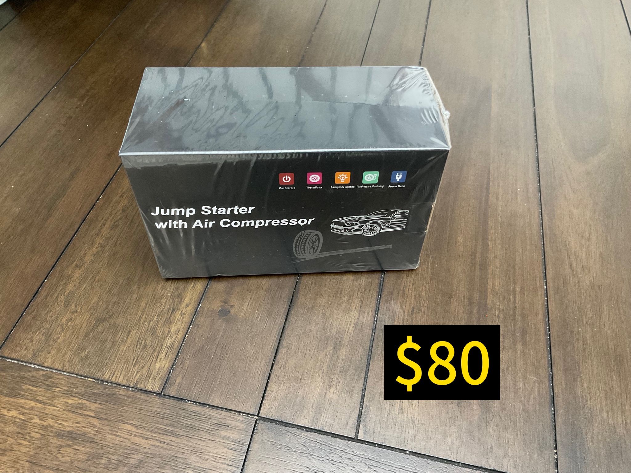 Jump Starter With Air Compressor , Light BMW Series 3 / Arrancador De Bateria Con Compresor De Aire , Luz Bmw