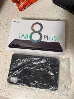 New tab 8 plus tablet with new case