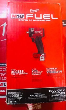 Milwaukee M18 FUEL GEN-3 18V Lithium-Ion Brushless Cordless 3/8 in. Compact Impact Wrench with Friction Ring (Tool-Only)