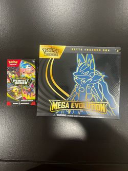 Pokémon mega evolution etb and perfect order bundle